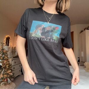SOLD star wars anakin skywalker i don’t like sand black graphic t-shirt